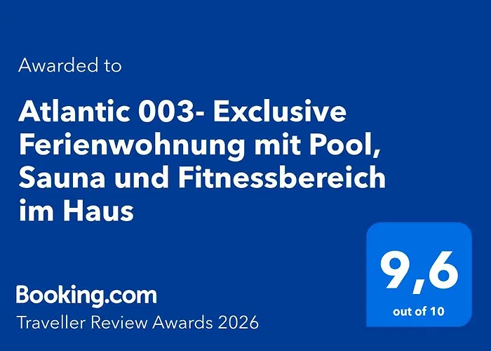 Atlantic 003- Exclusive Ferienwohnung mit Pool, Sauna und Fitnessbereich im Haus Cuxhaven